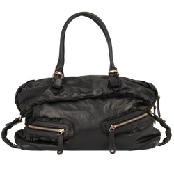 Large Shoulder Bag, Leather, Black, 139847, 2*